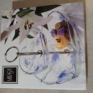 Mikasa Bluebells 2 tier dessert tray